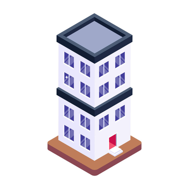 building. web icon simple illustration - Vektor, obrázek
