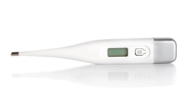 Digital thermometer Isolated (Path) - Photo, Image