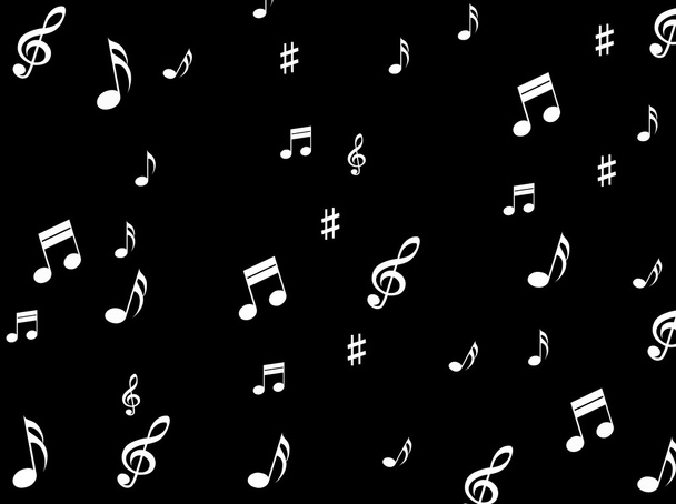 Notas musicales Fondo significa melodías Sonidos y notas
 - Foto, imagen
