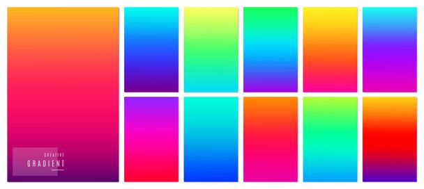 Gradiente de fondo. Diseño de color suave creativo para la aplicación móvil. - Vector, Imagen