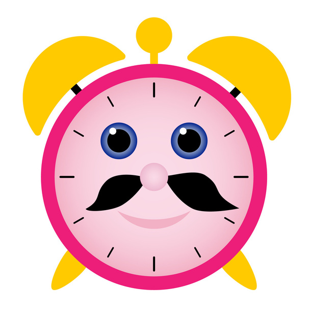 Funny alarm clock - Vector, Image