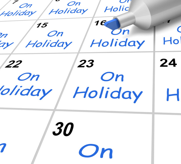 Nel calendario delle vacanze significa vacanza e pausa dal lavoro
 - Foto, immagini