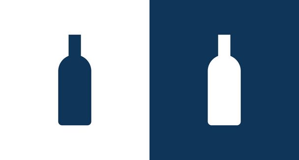 Flaschensymbol für Web und Mobile - Vektor, Bild
