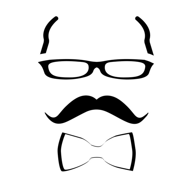 Hipster man - Vector, Image