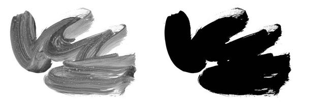 abstract brush strokes, vector illustration - Photo, Image