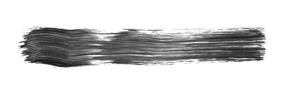 Μαύρη πινελιά και υφή. Grunge διάνυσμα αφηρημένο χέρι - ζωγραφισμένο στοιχείο. Υπογράμμιση και σχεδιασμός συνόρων.  - Φωτογραφία, εικόνα