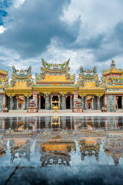 Taiwan temple in Thailand Or another name Dhammapathanyu Foundation Shrine or Xianlo Tai Tian Kong near Bang Pu,Samut Prakan inThailand - 写真・画像