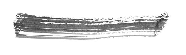 Siyah fırça darbesi ve doku. Grunge vektör soyut el boyalı element. Altı çizili ve sınır tasarımı. - Fotoğraf, Görsel