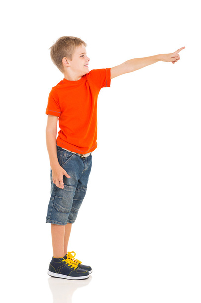 cute little boy pointing  - Foto, Imagem
