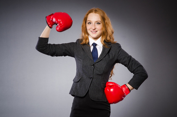 Woman boxer - Photo, Image