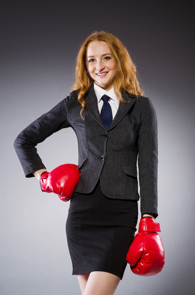 Woman boxer - Fotó, kép