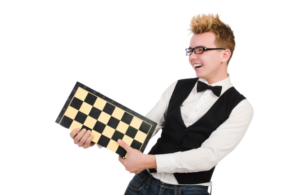 смішні шахіст
 - Фото, зображення
