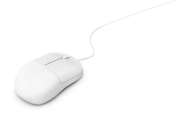 απλό υπολογιστή ενσύρματο ποντίκι - Φωτογραφία, εικόνα