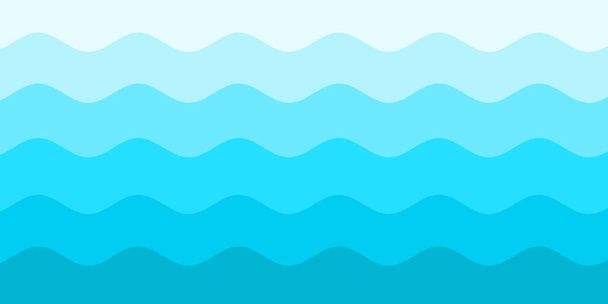 青い白い波のパターンのテクスチャの背景。デザインの夏休みのコンセプトのための使用.  - 写真・画像