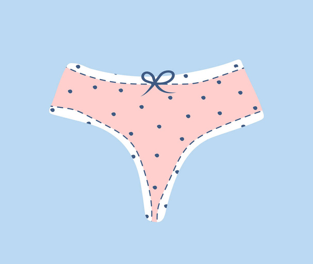Types of female panties stock vector. Illustration of clothes