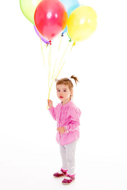 girl with balloons. - Foto, imagen