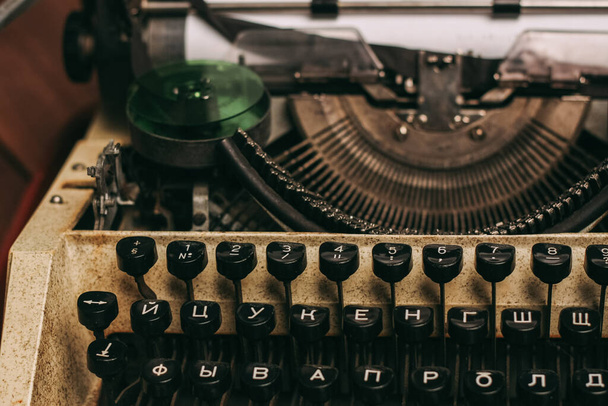 máquina de escribir estilo retro nostalgia periodista tecnología antigua - Foto, Imagen