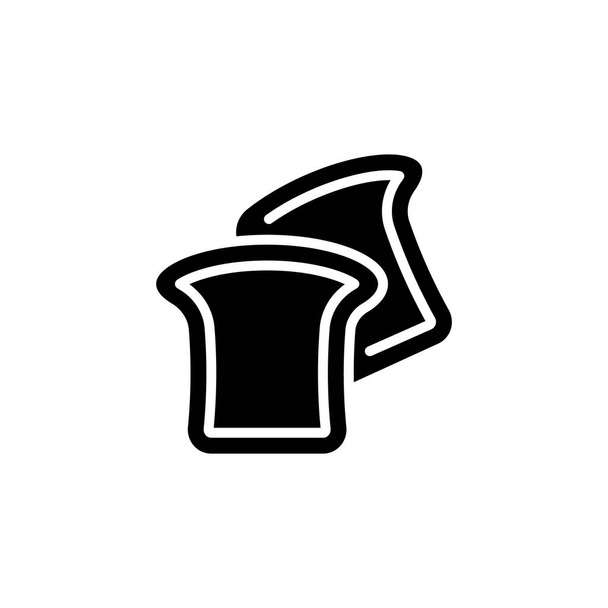 Icono de pan en vector. Logotipo - Vector, Imagen