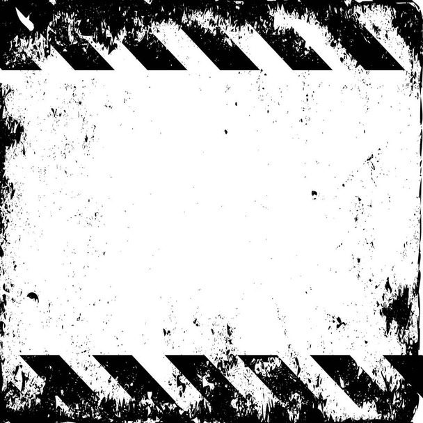 Grunge φόντο με μαύρο και άσπρο ρίγες - Διάνυσμα, εικόνα