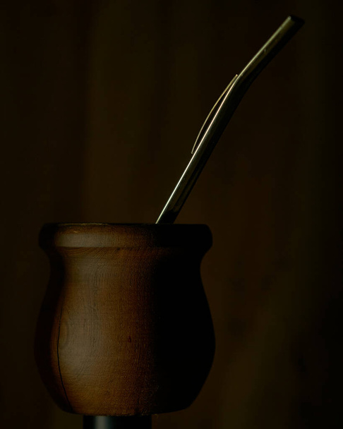 Аргентинский мат с металлической лампочкой darckfood - Фото, изображение