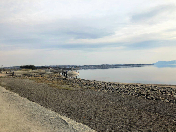 Wybrzeże w Hamarze w Norwegii 21.4.2019 - Zdjęcie, obraz
