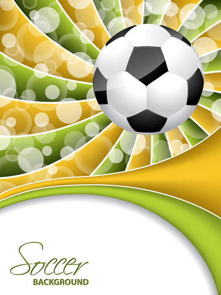 Diseño abstracto de papel pintado de fútbol
 - Vector, imagen