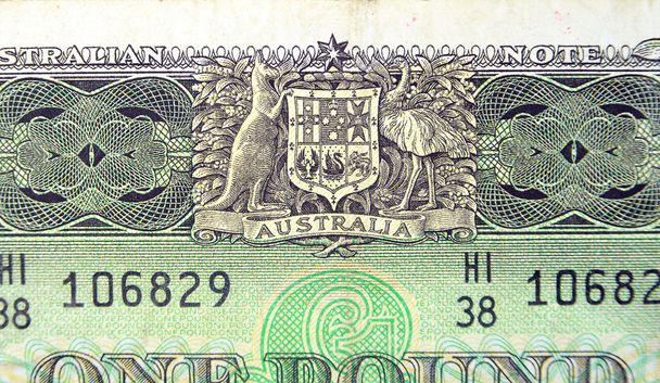 oude Australische dollar - Foto, afbeelding
