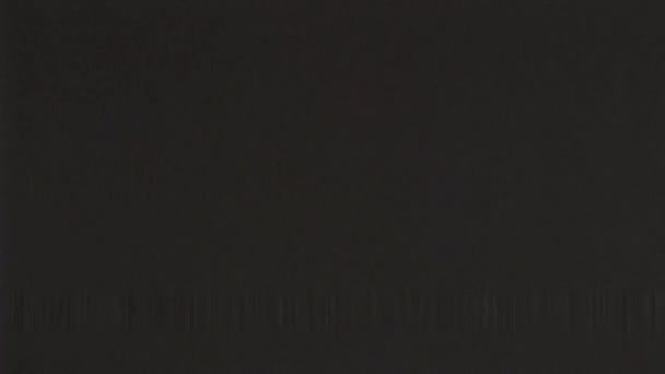 Schwarz vor digitalem Rauschen. VHS Analog Abstrakte Digitale Animation. Signalrauschen. Einzigartiges Design. Schlechtes Signal. - Filmmaterial, Video