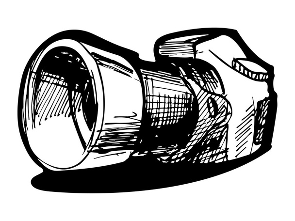 reflex camera - Διάνυσμα, εικόνα
