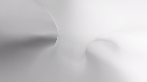 3D рендеринг формы тора с белой картой, 4K абстрактная анимация - Кадры, видео