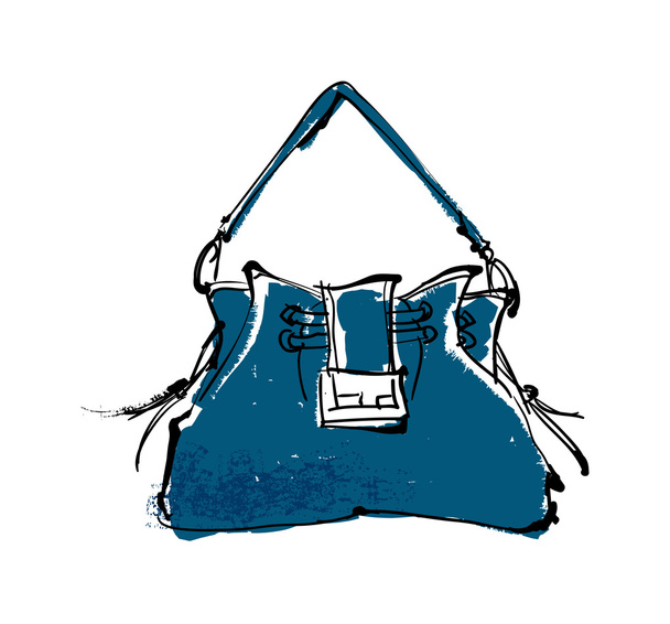 Женская сумка
 - Вектор,изображение