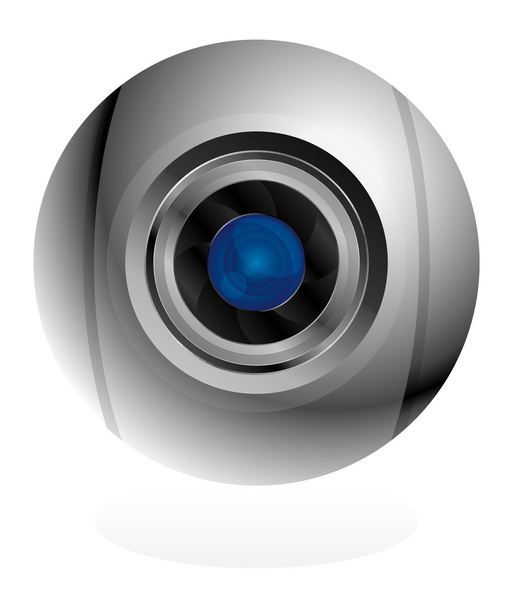 объектив камеры - Вектор,изображение