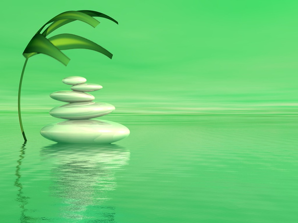 Zen verde
 - Foto, Imagem