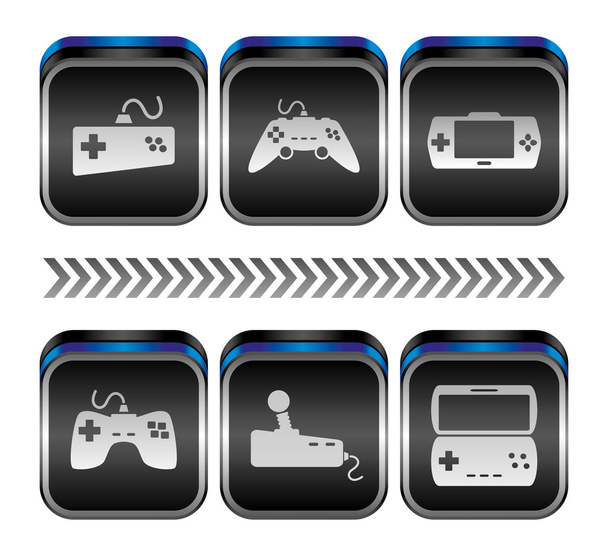 Video game console - Διάνυσμα, εικόνα