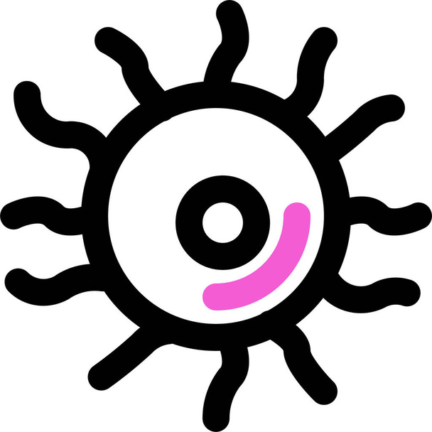icono de la ovulación, ilustración vectorial aislada sobre fondo blanco - Vector, Imagen