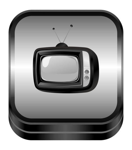 Television icon - Vector, Image