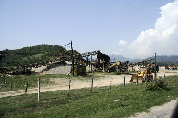 maquinaria pesada, crise industrial e recessão económica na Roménia - Foto, Imagem