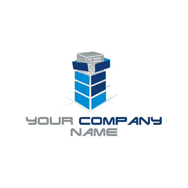 Immobilien-Logo Unternehmen - Vektor, Bild