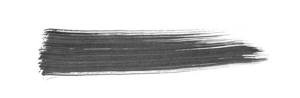 black ink brush stroke. illustration. - Photo, Image