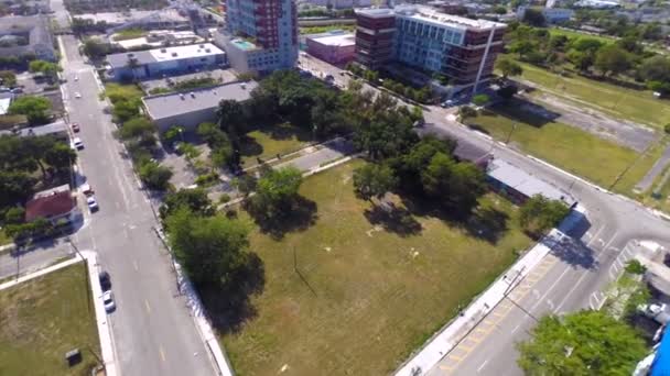 Aerial video of a urban city block - Footage, Video