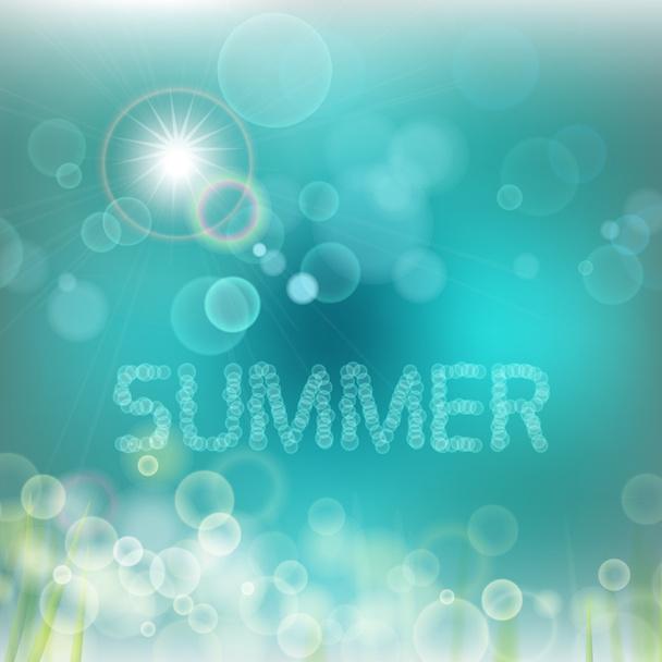 Soft colored abstract background design, Summer - ベクター画像