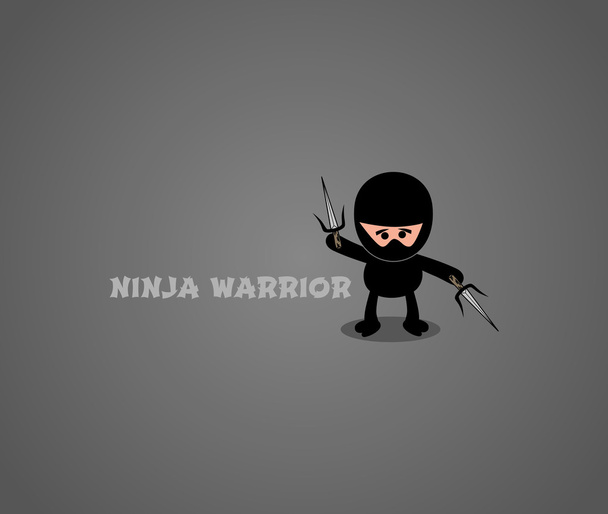 ninja bojovník - Vektor, obrázek