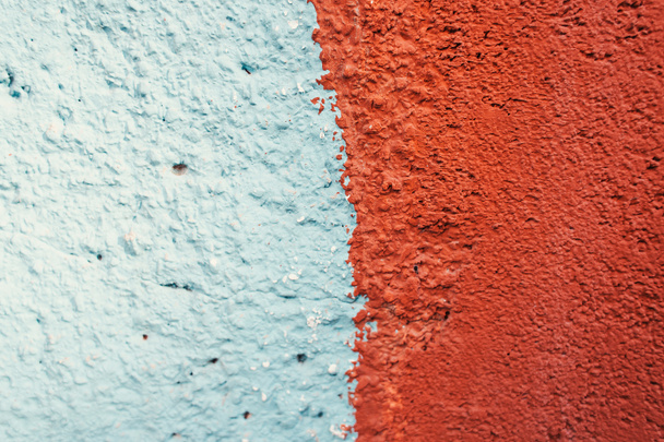 modrý a červený, texturovaný povrch, horní pohled - Fotografie, Obrázek