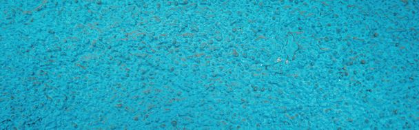 fondo con textura azul, grumosa, vista superior, banner - Foto, imagen