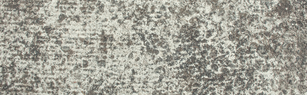 textured surface of unpolished, grey stone, top view, banner - Photo, Image