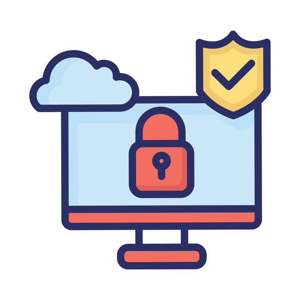 Antivirus Isolated Vector icon which can easily modify or edit - Vector, Image