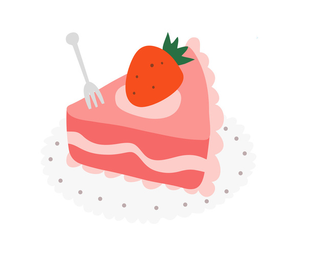 солодкий пиріг
 - Вектор, зображення