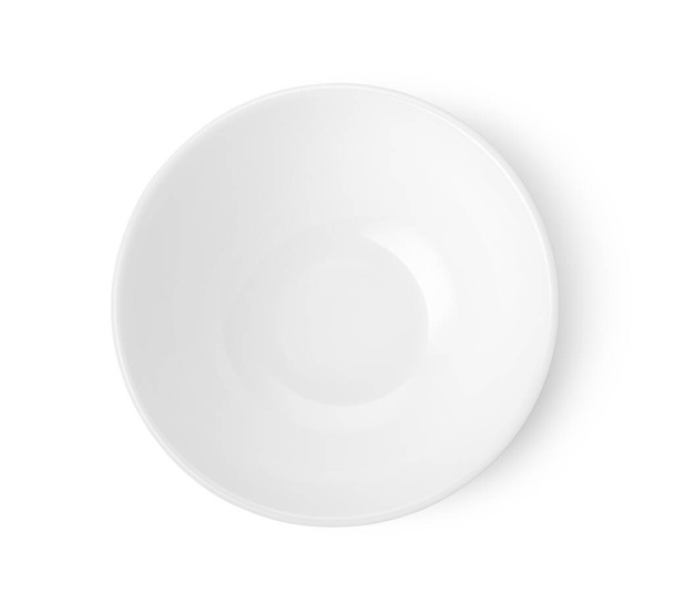 Bílý keramický talíř - Fotografie, Obrázek