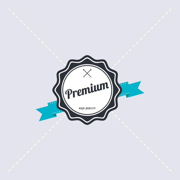 Premium label art - Vector, Imagen