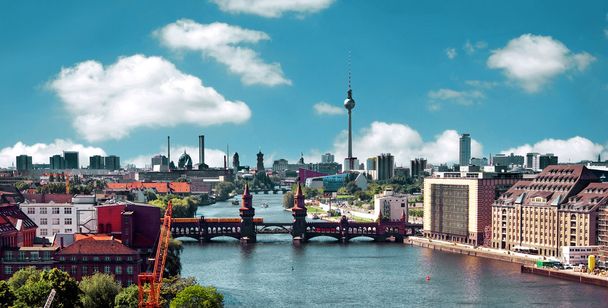 Luftbild Berliner Skyline - Foto, Bild